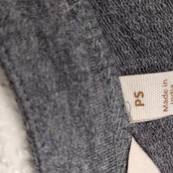 Soft Surroundings Gray Round Neck 1/4 Zip Short Sleeve Above Knee Shift Dress - Picture 8 of 13